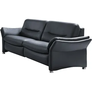 Hukla 2,5-Sitzer HUKLA "HU-SF15058 Ledersofa, Breite 194 cm", blau (torro nightblau), B:194cm H:91cm T:92cm, Sofas, 2 5-Sitzer, aus Leder, optional Kopfstütze u. WallAway-Funktion