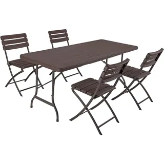 Garden Pleasure Tabora Set 5-tlg. Braun/Schwarz