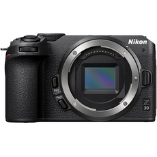 Nikon Z 30 Body (20,9 MP, 11 Bilder Pro Sekunde, Hybrid-AF Mit Fokus-Assistent, ISO 100-51.200, 4K UHD Video Mit Bis Zu 125 Minuten Länge) Schwarz
