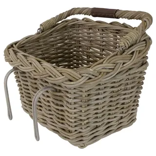 Fastrider Elif Rattan Frontkorb 16l - Natural Grey - One Size