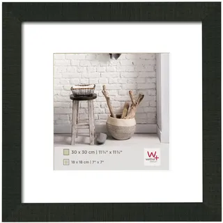 walther design Bilderrahmen modern schwarz 40x40 cm 2er Set