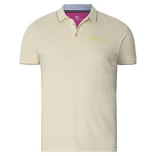 Poloshirt JAN VANDERSTORM "Poloshirt WERNHARD", Herren, Gr. 3XL, weiß (wollweiß), Obermaterial: 100% Baumwolle CO., Shirts Poloshirt