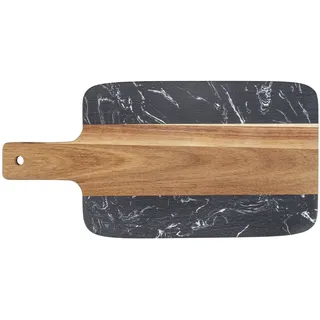 Schöner Wohnen Atami Schneidebrett Akazienholz 1-tlg. 37 x 18 cm Schwarz
