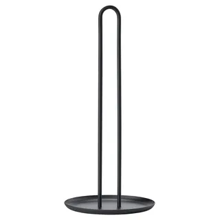 ZONE Denmark Singles Küchenrollenhalter Stehend, Küchenpapierhalter aus Metall, Durchm. 14,5 cm, Höhe 32 cm, Schwarz