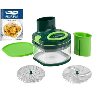 Genius Nicer Dicer Pegasus Gemüsereibe 10-tlg. Grün