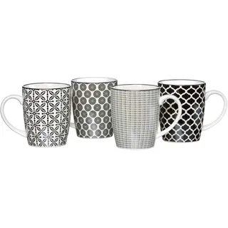 Ritzenhoff & Breker Takeo Kaffeetasse 0,35 l Schwarz 4 St.