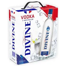 Pure Divine - Französischer Vodka aus den Nordvogesen - 37.5 Prozent Vol - Großpackungen 2 Liter - Wodka Bag in Box (1 x 2 l)