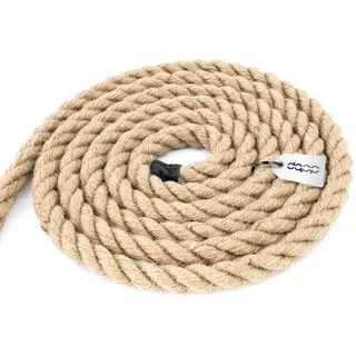 25m JUTESEIL 10mm Naturfasern Absperrseil Jute gedreht Hanf Tauziehen Handlauf