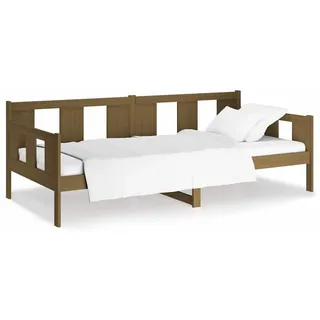 vidaXL Tagesbett Honigbraun Massivholz Kiefer 90x190 cm - Braun
