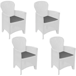 Dmora Como 59 x 57 x 86 cm Weiß