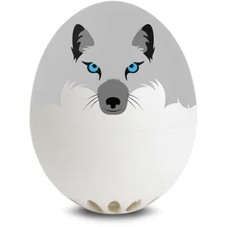 Wolf PiepEi - Singende Eieruhr zum Mitkochen - Eierkocher für 3 Härtegrade - Wolf Figur als Geschenk - Lustiges Kochei - Musik Eggtimer – Brainstream