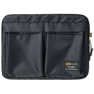 Alpha Industries Label Notebook Bag praktische Laptoptasche Black