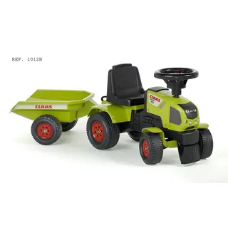 Falk Claas Traktorrutscher mit Anhänger