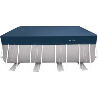 INTEX Pool Abdeckplane 400x200cm rechteckig Deluxe mit 20cm Überhang 28079 - Blau
