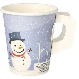 Papstar Einweg-Trinkbecher Snowtime 0,2 l, 50 St.