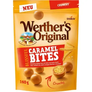 Werther’s® Original Blissful Caramel Bites Crunchy Bonbons 140 g, 1 Pack