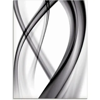 Artland Glasbild »Abstrakte Komposition« Gegenstandslos 1 Stk. tlg. in verschiedenen Größen, schwarz