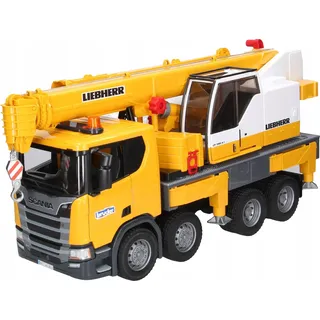 Bruder Scania Super 560R Liebherr Kran-LKW mit Light & Sound Modul (03571)