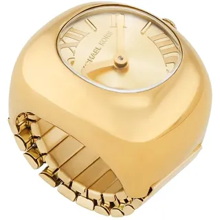 Michael Kors Damen Analog Quarz Uhr mit Edelstahl Armband MK4847, Gold