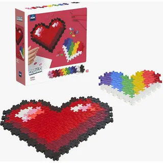 Plus-Plus Kreativ Bausteine Puzzle Herz, 250 Teile,