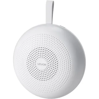 Vevor Einschlafhilfe, White Noise Machine, 30 Musiktitel, 3-in-1-Soundmaschine mit weißem Rauschen, automatischer Abschaltfunktion, sanftem Ringlicht & Speicherfunktion, Rauschgerät