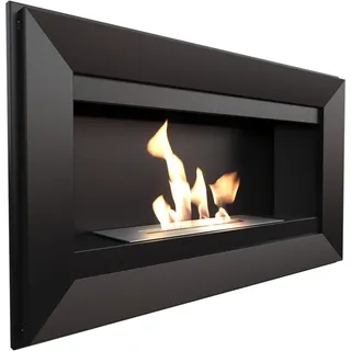 Kratki Biokamin Wandkamin Charlie | schwarz | CHARLIE/CZARNY/TUV