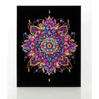 Carletto Diamond Painting Neon Mandala Bastelset