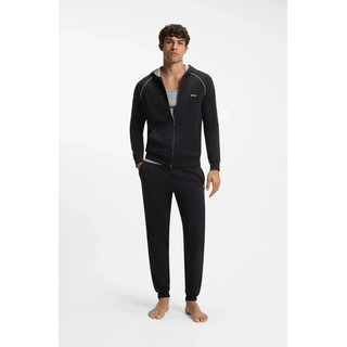 Sweathose BOSS "Mix&Match Pants", Herren, Gr. XXL (56), N-Gr, schwarz (schwarz 001), Sweatware, Obermaterial: 95% Baumwolle, 5% Elasthan, unifarben, Basic knöchellang, Hosen Sweathose, mit BOSS Aufdruck auf dem Kordelzug, Topseller