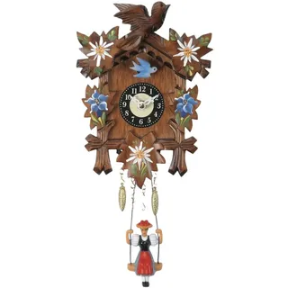 Engstler - 0126/10 SQ - Schaukeluhr - Quarz - mit Kuckucksruf und Westminsterschlag
