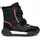Ankle-Boots Schwarz/Fuchsia 31