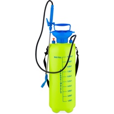 Bild von Drucksprüher, 10 l, verstellbare Düse & Skalierung, Bewässerung & Pflanzenschutz, Pumpsprühgerät, gelb-blau