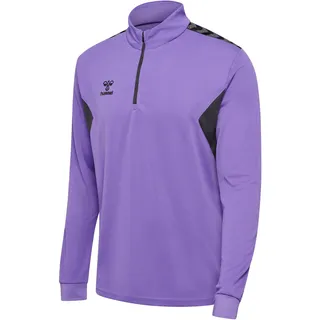 hummel Hmlauthentic Half Zip Sweatshirt, Dahlia Purple/Asphalt, S