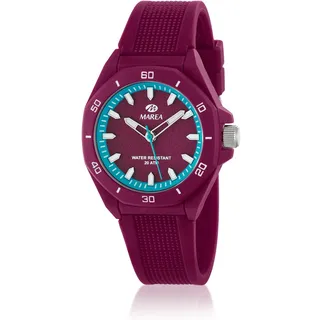 Marea Taucheruhr Blau Bordeaux Damen Silikon B34379/6