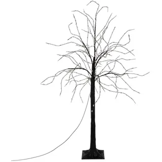 ECD Germany LED-Baum Schwarz 120 cm