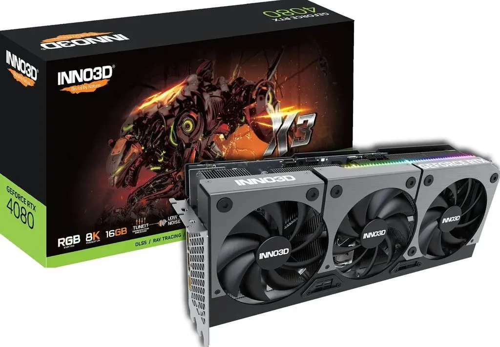 Bild von GeForce RTX 4080 X3 16 GB GDDR6X 2205 MHz