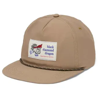 Black Diamond Synthetic Rope Hat mushroom-white dragon patch (9341) ALL