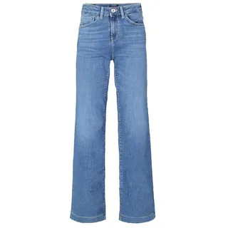 GARCIA Celia 249 Jeans in Mittelblau mit Wide Leg-W32 / L32