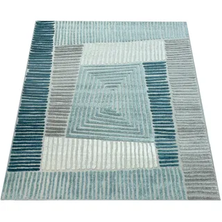 Paco Home Stilo 850 Outdoor-Teppich 60 x 100 cm Blau