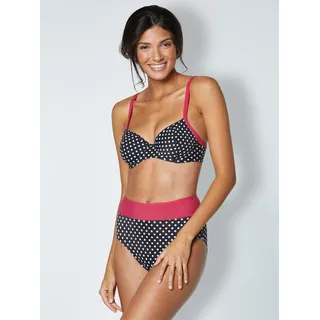 Feel Good Bügel-Bikini Damen Schwarz/Rot 40 Cup B