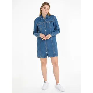 Tommy Jeans Curve Jeanskleid »ALINE LS DRESS AH5032 EXT«, blau