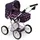 CHIC2000 Kombi-Puppenwagen Leni, Stars lila, 64 x 37 x 68 cm