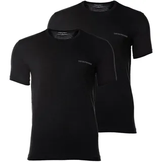 Emporio Armani T-Shirt »T-Shirt CORE LOGOBAND 2er Pack«, schwarz