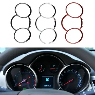 Auto ABS Armaturenbrett Rand Ringe Für Chevrolet Cruze Sedan Hatchback Dekor Rot