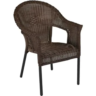 Merxx Ravenna Gartenstuhl 61 x 67 x 87 cm braun 2 St.