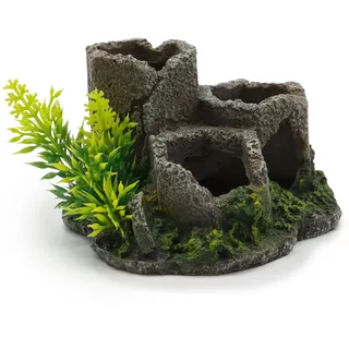 Amtra Deko Shrimp Playground Säule für Aquarien und Meerwasser aus Kunstharz, für Aquarien und Fischbecken, ungiftig, klein, 12,5 x 11,7 x 8 cm
