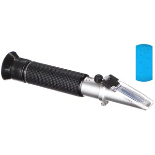 Alkohol Refraktometer AT 80 | 0-80% Alkohol Messbereich | ATC Alkoholmeter | Spirituosen Tester | HandRefraktometer | für Alkoholkonzentration Whiskey, Bourbon