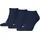 Sneakersocken 3 Paar Blau 35-38