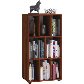 VCM Kommode "Holz Schallplatte LP Sideboard Regal Woltino" 1 Stk. tlg., kern, nussbaum