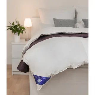 135x200cm 1200gr. 60% DAUNEN BETT Hotel QUALITÄT Daunendecke Daunendecken Decken Decke Bett Bettdecke Zudecke Steppdecke Daunen  Welt-der-Träume - Weiß
