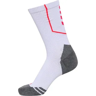 hummel, hmlPRO TRAINING SOCKS LOW, WHITE/DIVA PINK, 31/34